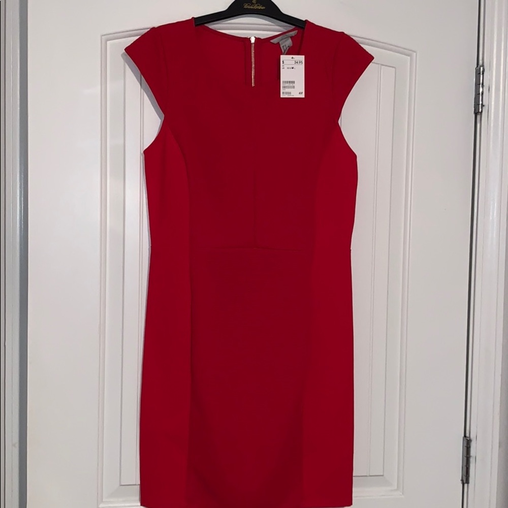 H&M red dress